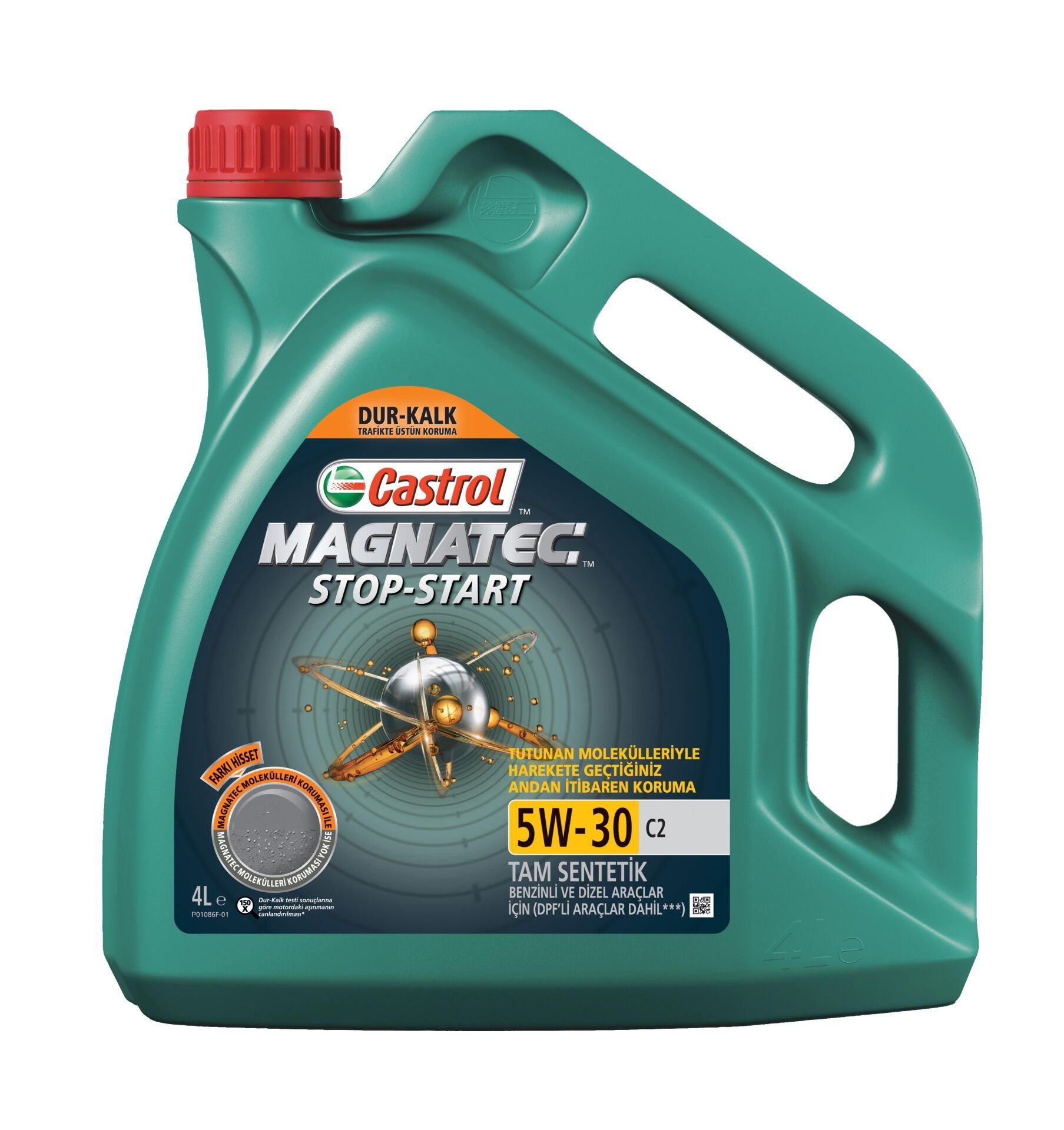 Castrol Magnatec Stop-Start 5W-30 C2 Tam Sentetik Motor Yağı 4 L