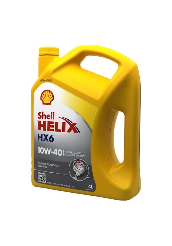 Shell Helix HX6 10W-40 Sentetik Motor Yağı 4 L