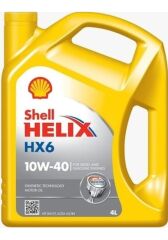 Shell Helix HX6 10W-40 Sentetik Motor Yağı 4 L