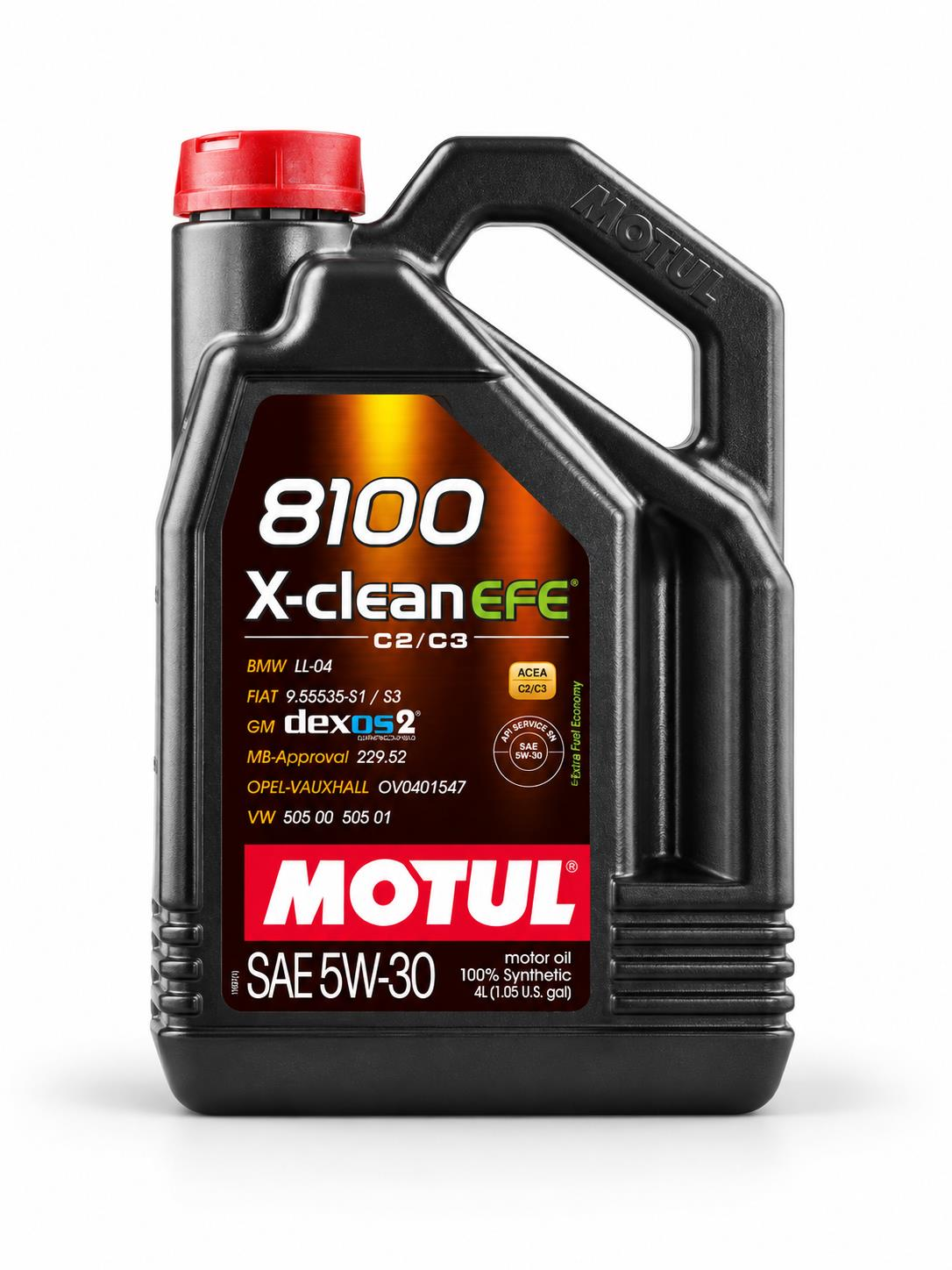 Motul 8100 X-Clean Efe 5W-30 Motor Yağı 4 L