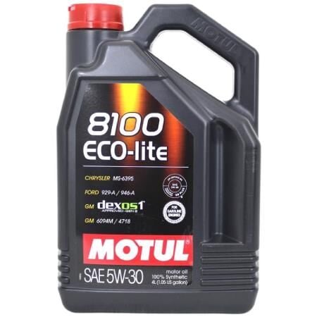 Motul 8100 Eco-Lite 5W-30 Dexos1 Tam Sentetik Motor Yağı   4 L