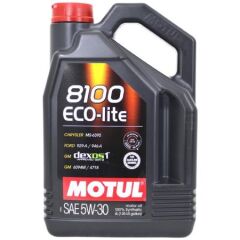 Motul 8100 Eco-Lite 5W-30 Dexos1 Tam Sentetik Motor Yağı   4 L