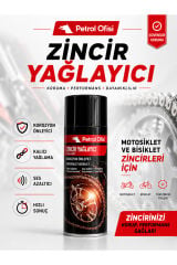 Petrol Ofisi Zincir Yağlayıcı 400 ml Motosiklet Bisiklet O-Ring X-Ring Z-Ring Uyumlu