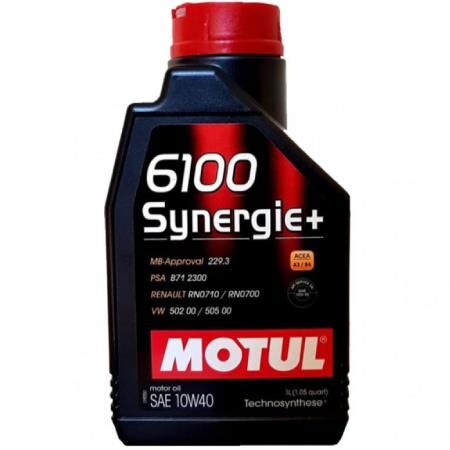 Motul 6100 Synergie+ 10W-40 Sentetik Motor Yağı 1 L