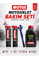 Motul 5100 10W-40 1L + C1 + C4 + Fırça