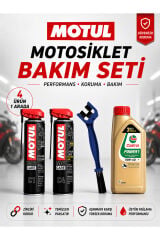 Motul C1 + C4 + Fırça + Castrol Power1 10W-40 1L