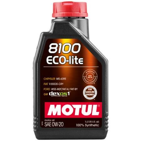Motul 8100 Eco-Lite 0W-20 Motor Yağı 1 L