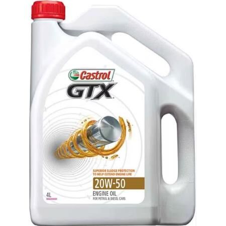 Castrol GTX 20W- 50 Sentetik Motor Yağı  4 L