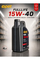 Opet FullLife 15W-40 4 L Benzinli ve Dizel Araçlar İçin Motor Yağı API SL/CF