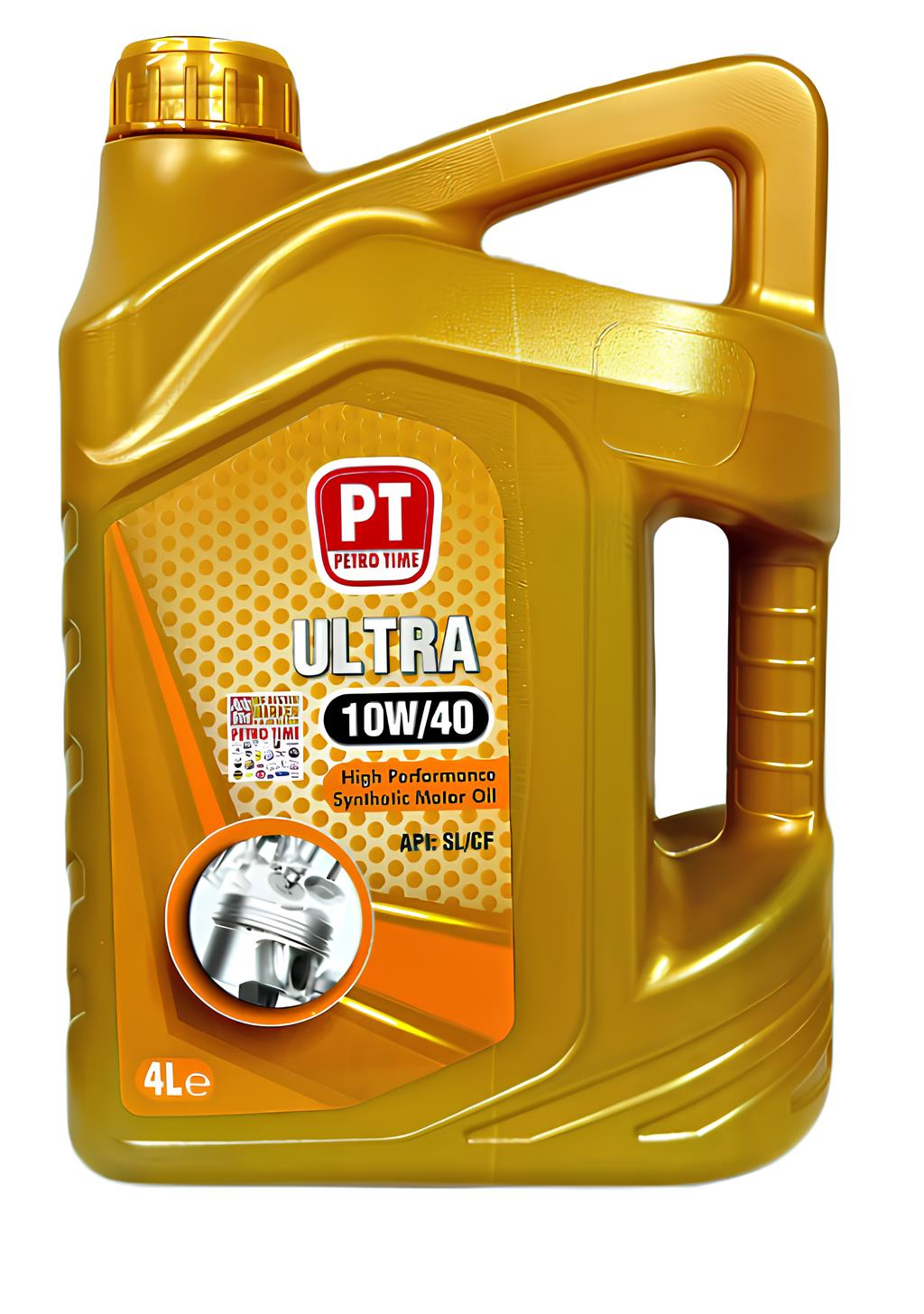Petro Time Ultra 10W-40 Sentetik Motor Yağı  4 L ÜRETİM TARİHİ 2026