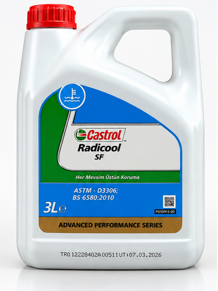Castrol Radicool Sf Kırmızı Antifriz 3 Lt