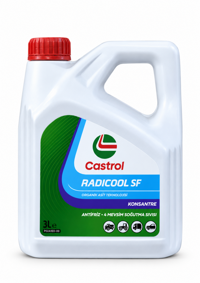 Castrol Radicool Sf Kırmızı Antifriz 3 Lt