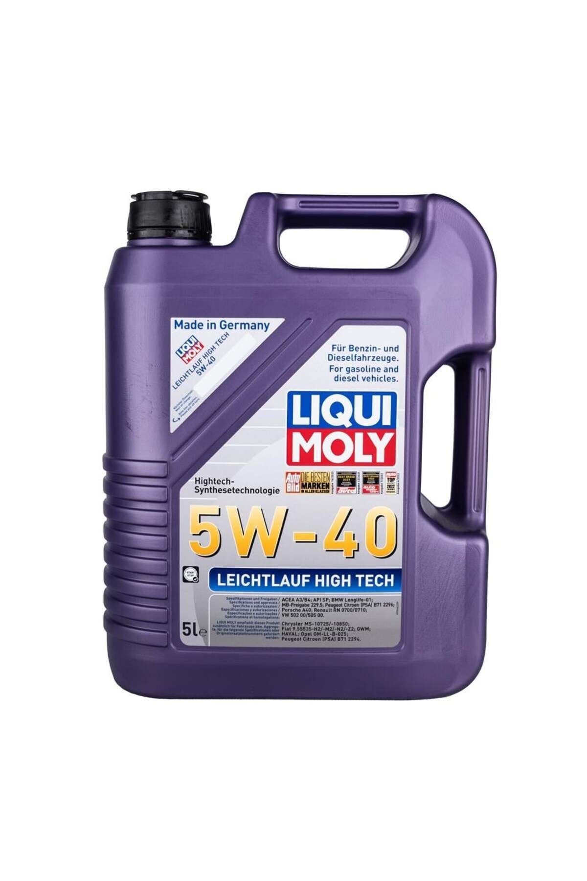 Liqui Moly 5w/40 2328 Leichtlauf High Tech 5lt (DİZEL & BENZİNLİ)