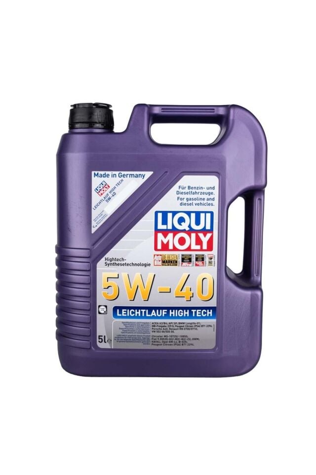Liqui Moly 5w/40 2328 Leichtlauf High Tech 5lt (DİZEL & BENZİNLİ)