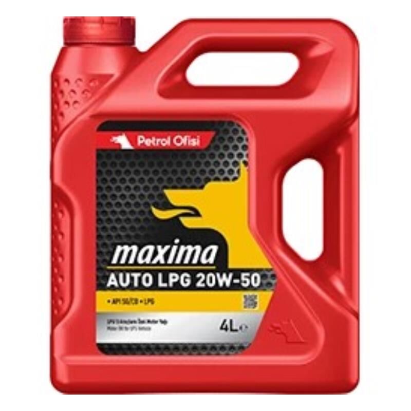 Petrol Ofisi Maxima LPG 20W - 50 Motor Yağı 4 L