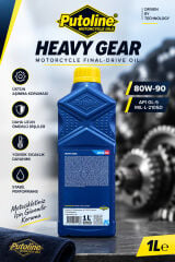 Putoline Heavy Gear 80W-90 Motosiklet Şanzıman ve Dişli Yağı API GL-5 1 Litre