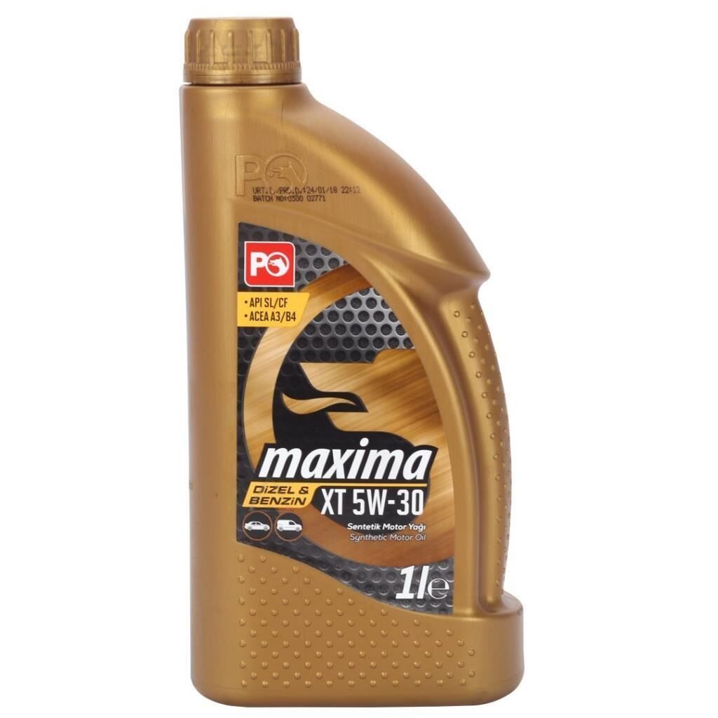 Petrol Ofisi Maxima XT 5W-30 Sentetik Motor Yağı 1 L