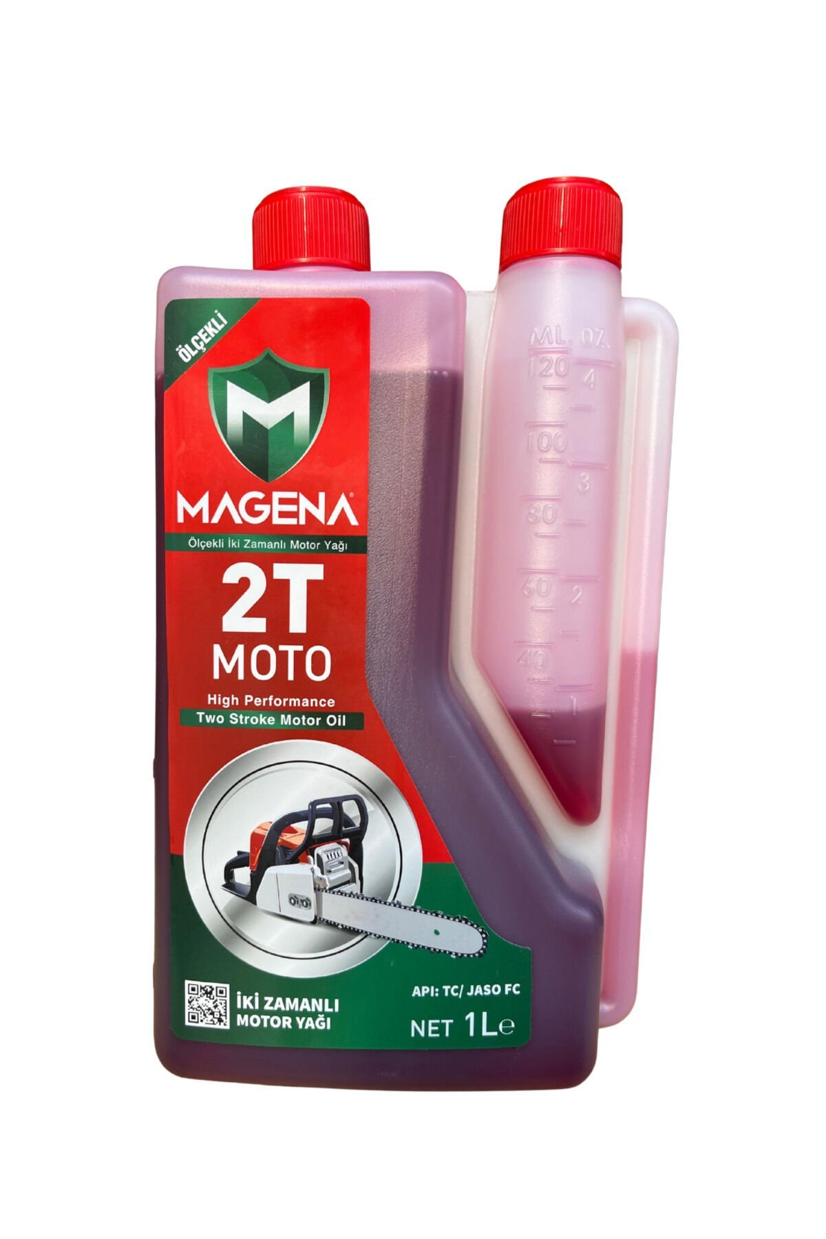 Magena (ÖLÇEKLİ) iki zamanlı (2T) motor yağı 1 Litre