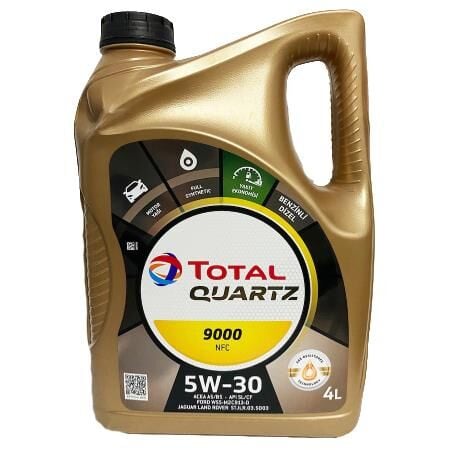 Total Quartz 9000 NFC 5W-30 Tam Sentetik Motor Yağı 4 L