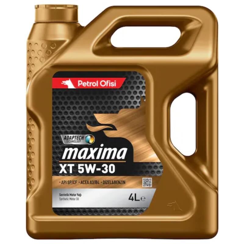 Petrol Ofisi Maxima XT 5W-30  Sentetik Motor Yağı 4 L