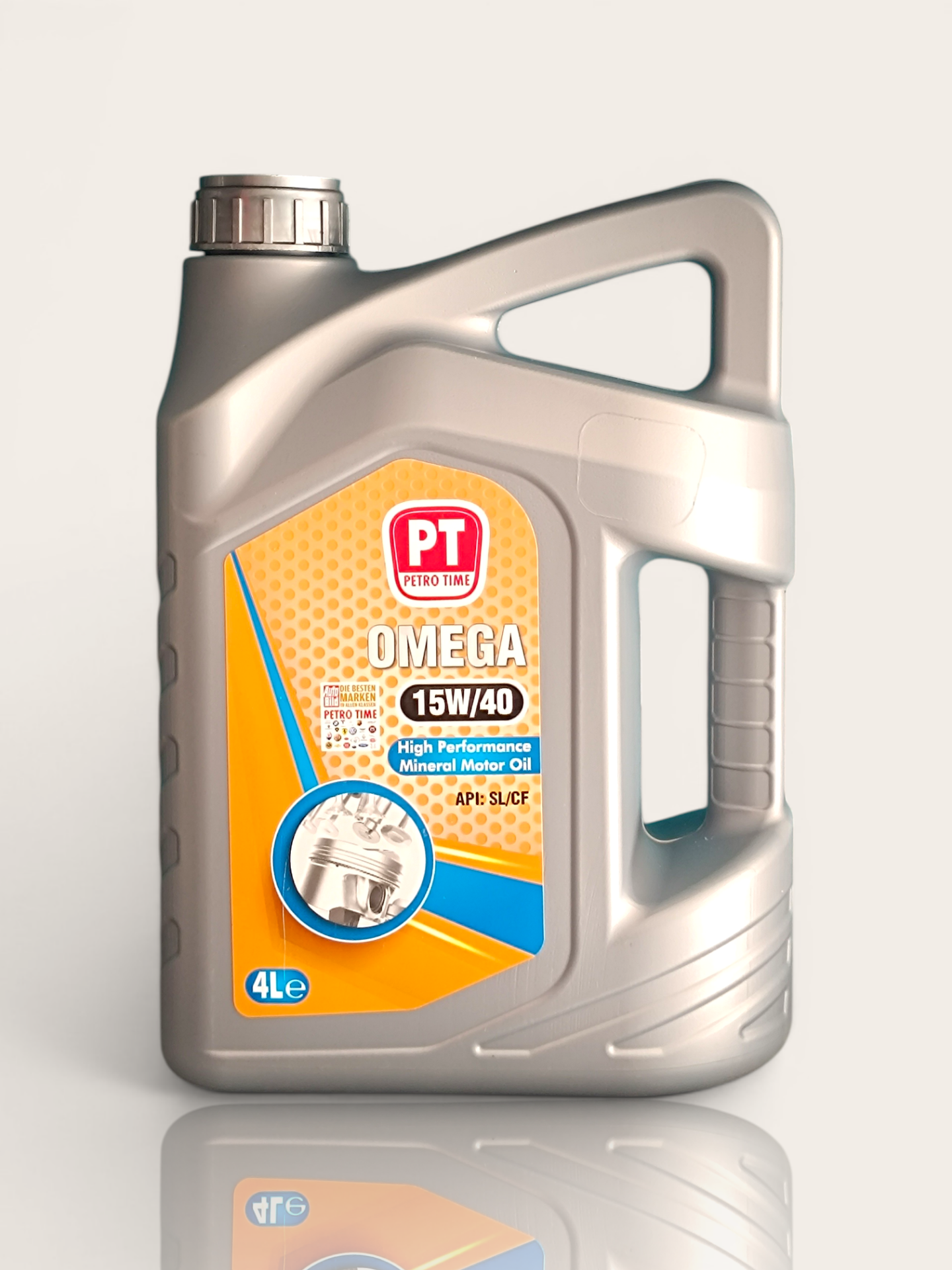 Petro Time Omega 15W- 40 Mineral Motor Yağı 4 L