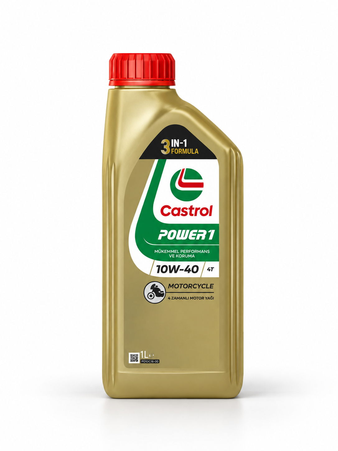 Castrol Power 1 4T 10W - 40 4 Zamanlı Motosiklet Yağı 1 L