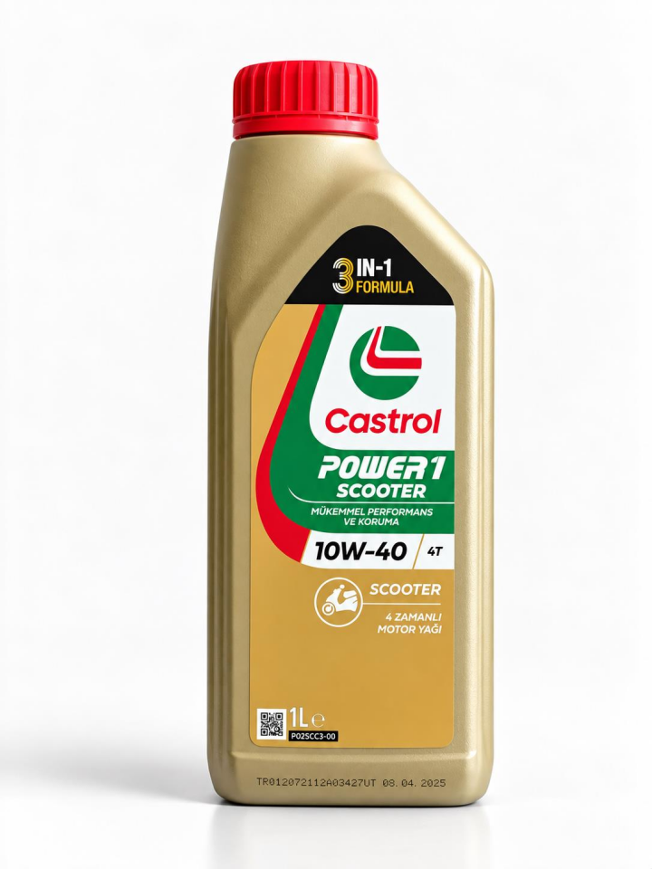 Castrol Scooter 10W40 4t 1 L 4 Zamanlı Motosiklet Yağı