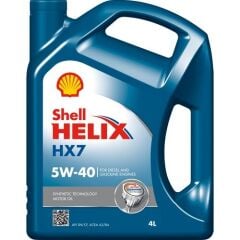 Shell Helix HX7 5W-40 Sentetik Motor Yağı 4 L