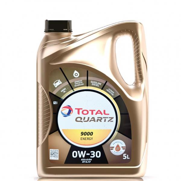 TOTAL QUARTZ 9000 ENERGY 0W30 5L MOTOR YAĞI