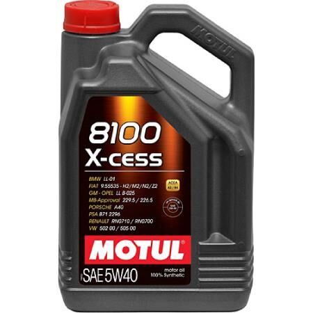 Motul 8100 X-Cess 5W-40 Tam Sentetik Motor Yağı  4 L
