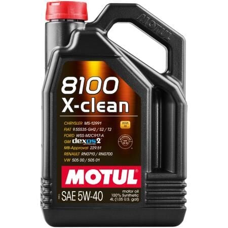 Motul 8100 X-Clean 5W-40 Motor Yağı 4 L