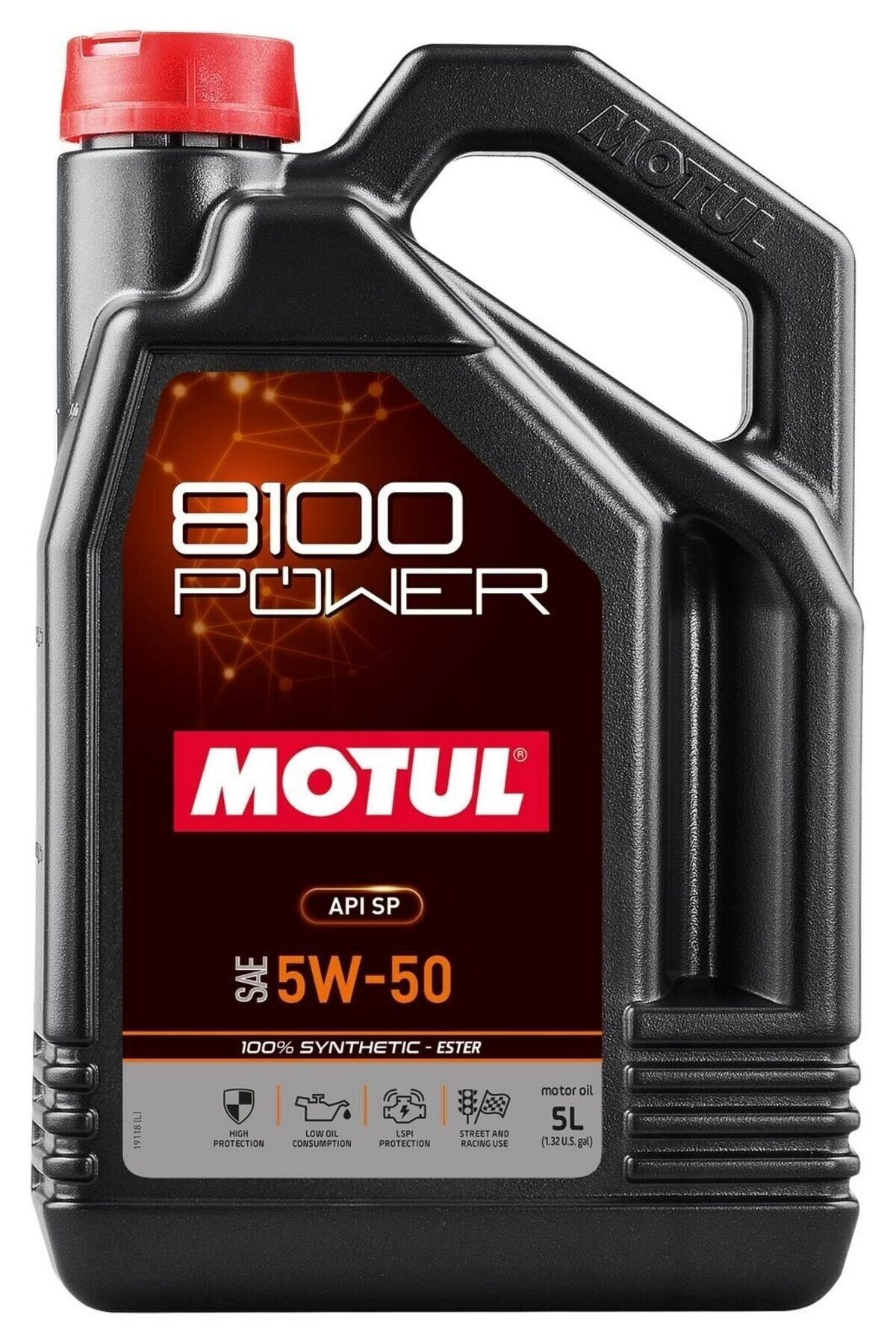 Motul 8100 Power 5w50 100% Synthetıc-ester 5lt