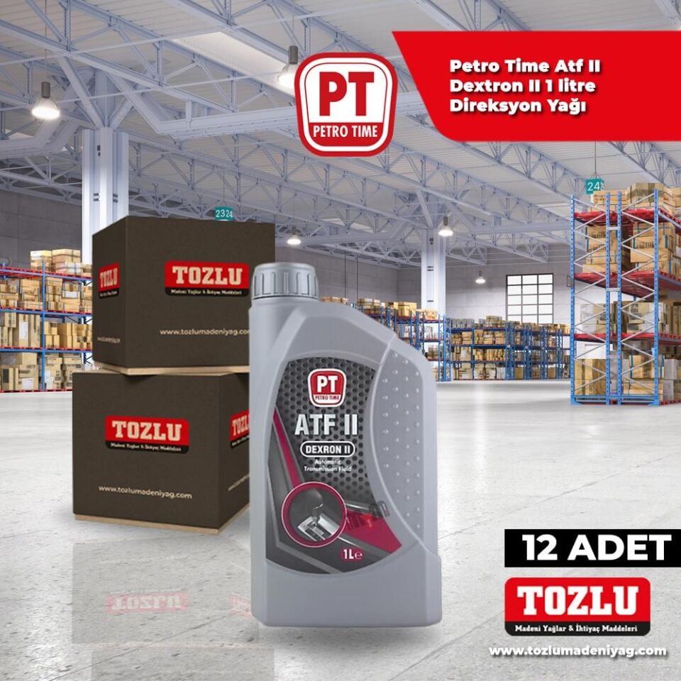 Petro Time Atf Iı Dexron Iı 1 L Direksiyon Yağı 12 Adet