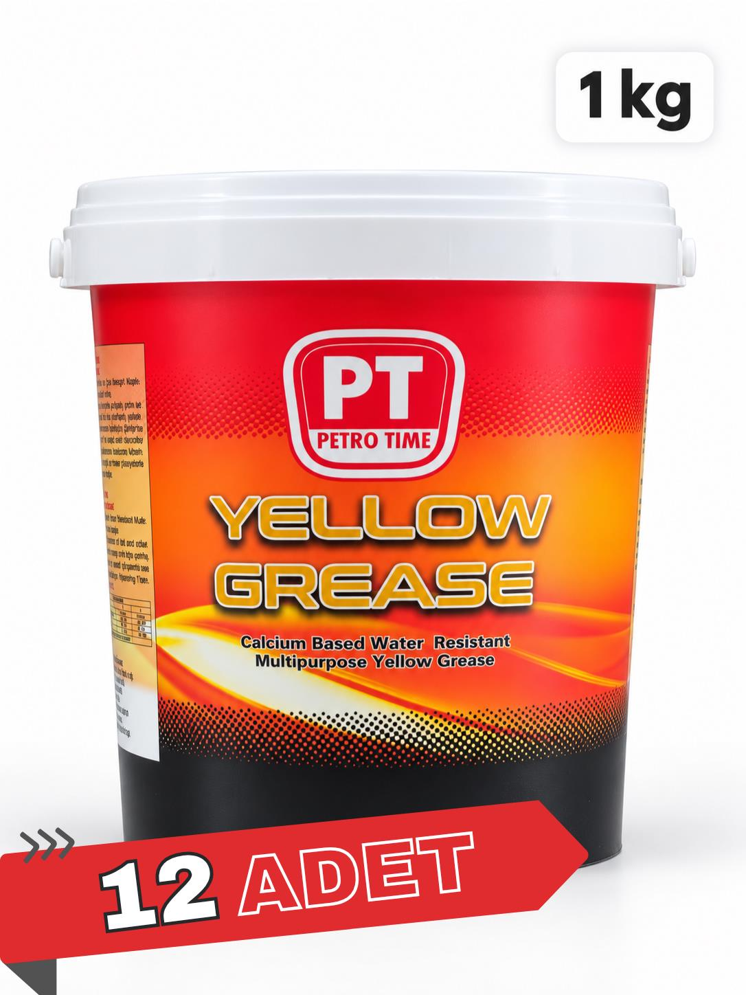 Petro Time Sarı Gres 1 KG 12 Adet