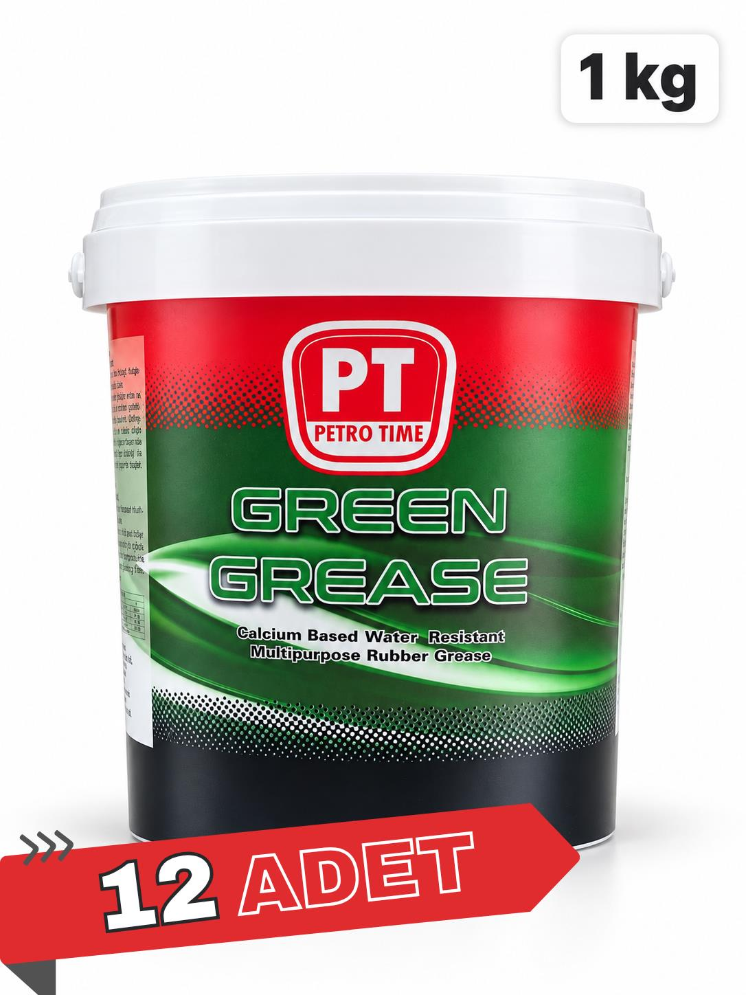 Petro Time Kauçuklu  Yeşil Gres 1 KG 12 Adet