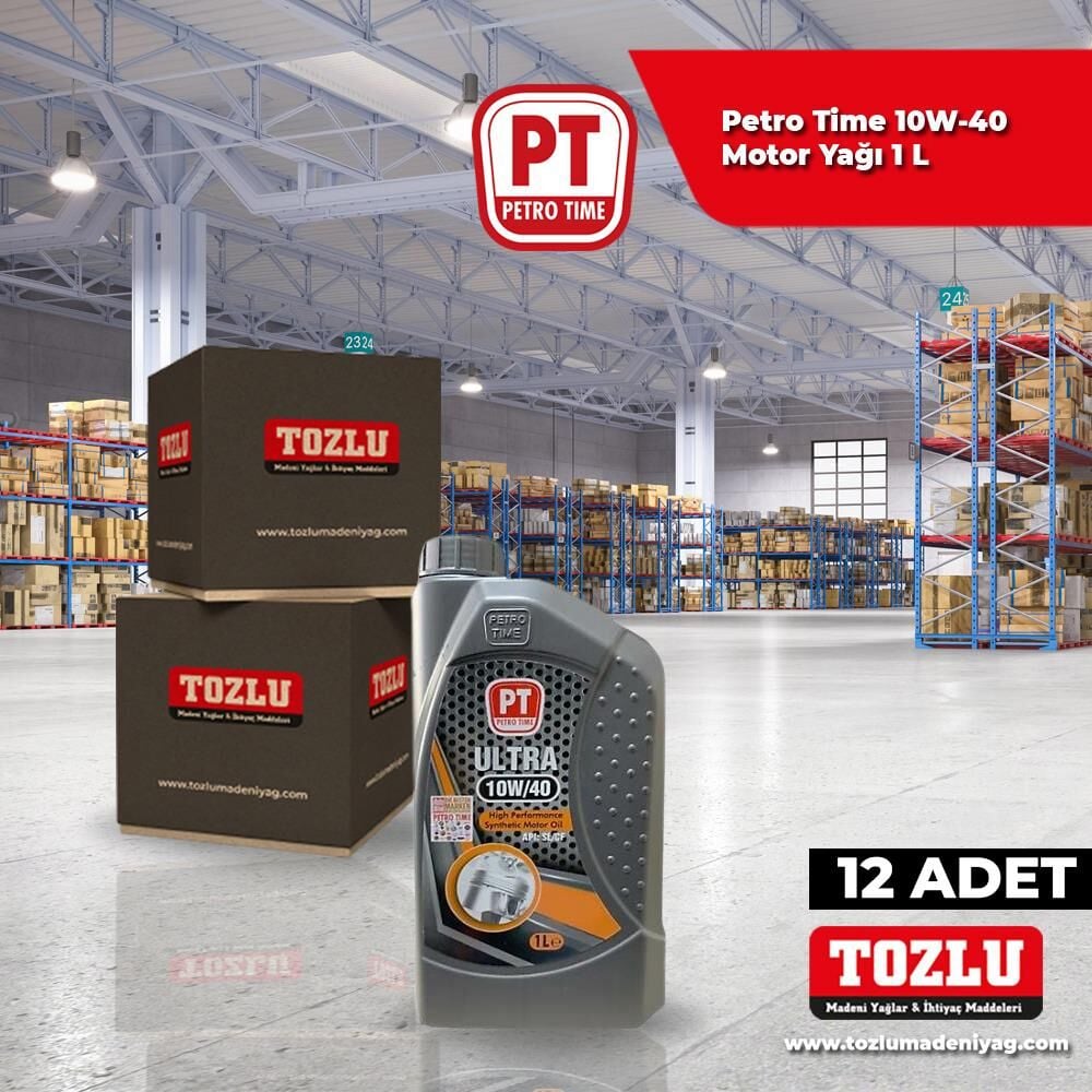 Petro Time 10W-40 Motor Yağı 1 L 12 Adet