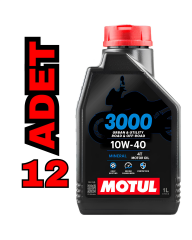 Motul 3000 10W-40 4t 1 L Motosiklet Motor Yağı 12 ADET