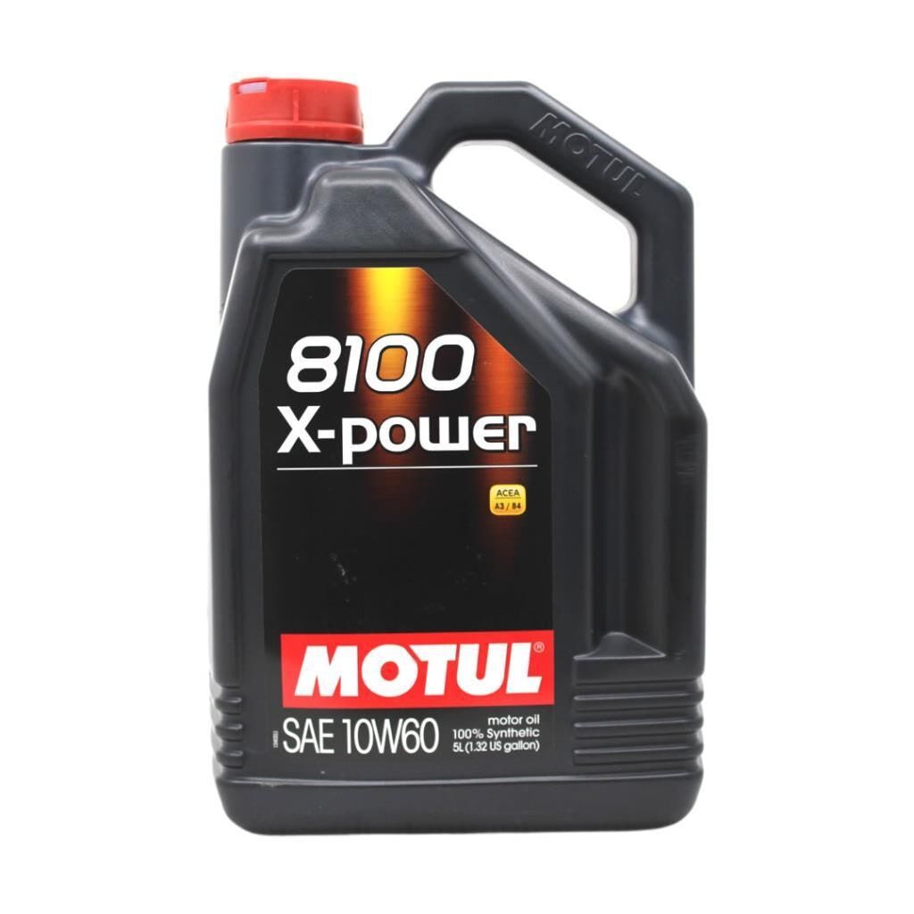 Motul 8100 X-Power 10W-60 Tam Sentetik Motor Yağı 5 L