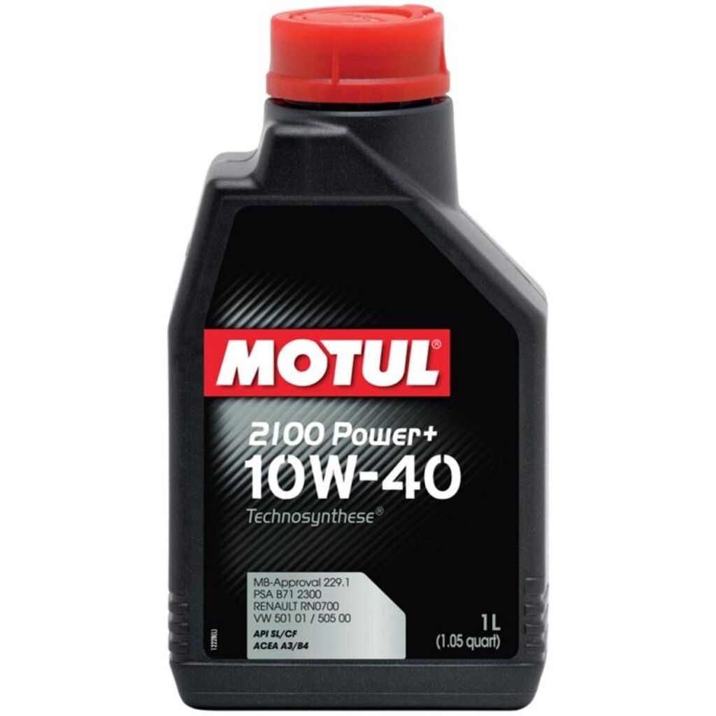 Motul 2100 Power+ 10W-40 Technosynthese Motor Yağı  1 L