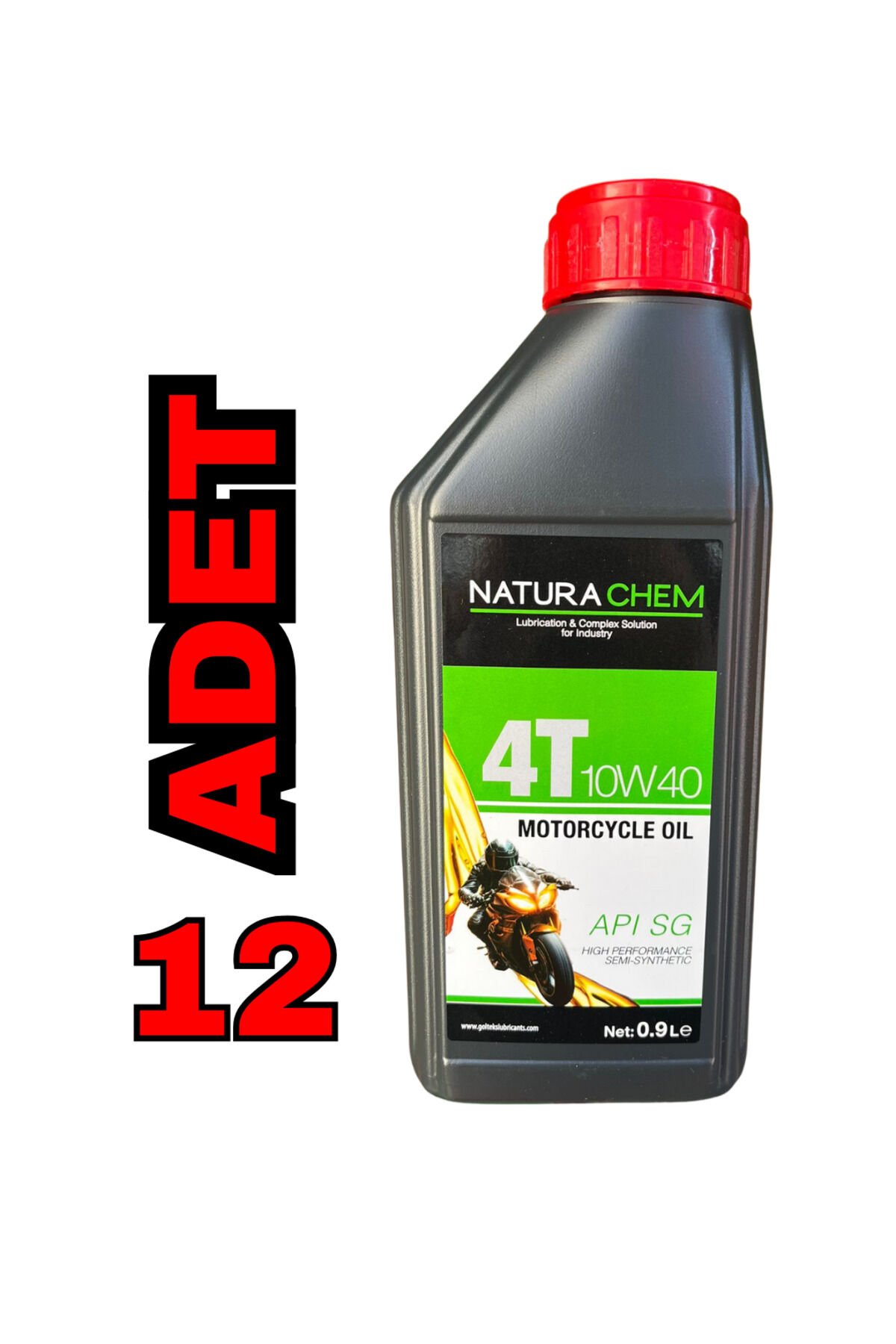 NaturaChem 4t 10w-40 Motosiklet Yağı 0.9 Litre (12 Adet)