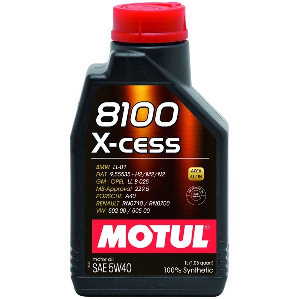 Motul 8100 X-Cess 5W-40 Tam Sentetik Motor Yağı 1 L