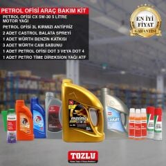 PETROL OFİSİ CX 5W-30 ARAÇ BAKIM KİTİ