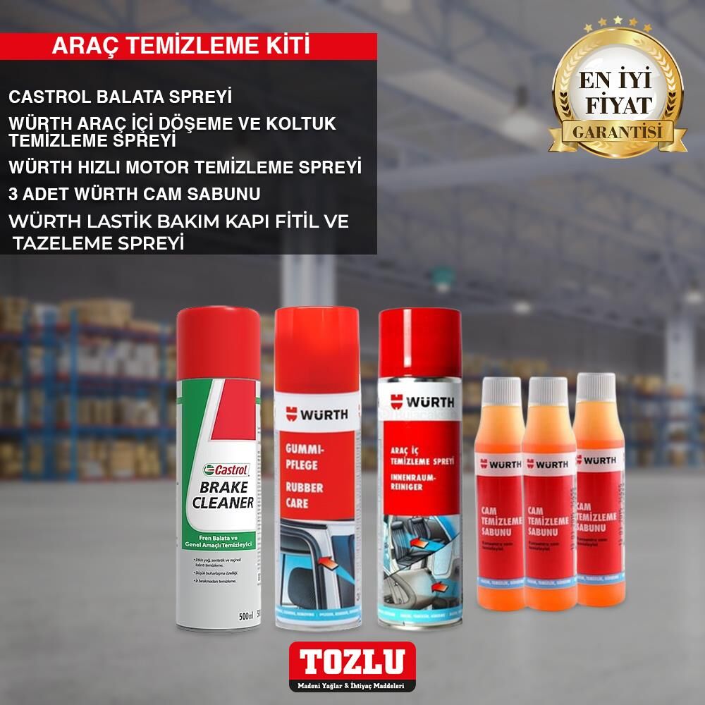 WÜRTH ARAÇ TEMİZLİK KİTİ