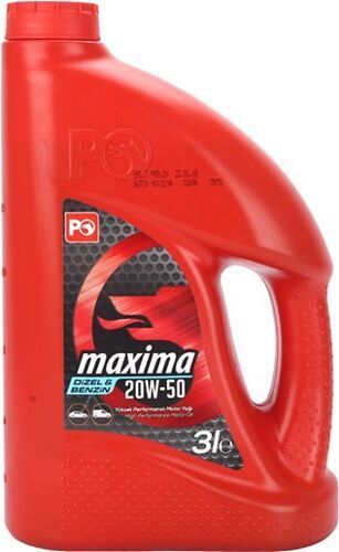 Petrol Ofisi Maxima 20W - 50 Motor Yağı 3 L