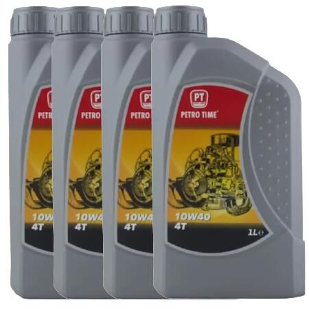 Petro Time 10W-40 Racing 4t Motosiklet Motor Yağı 1 L 4 Adet