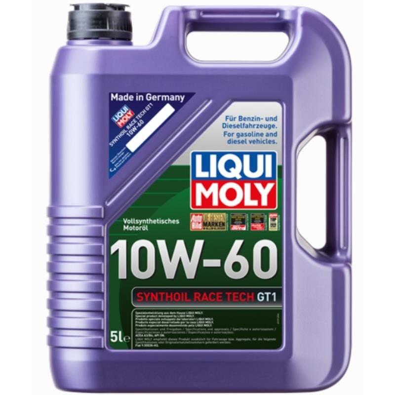 LIQUI MOLY SYNTHOIL RACE TECH GT1 10W60 5L - 8909
