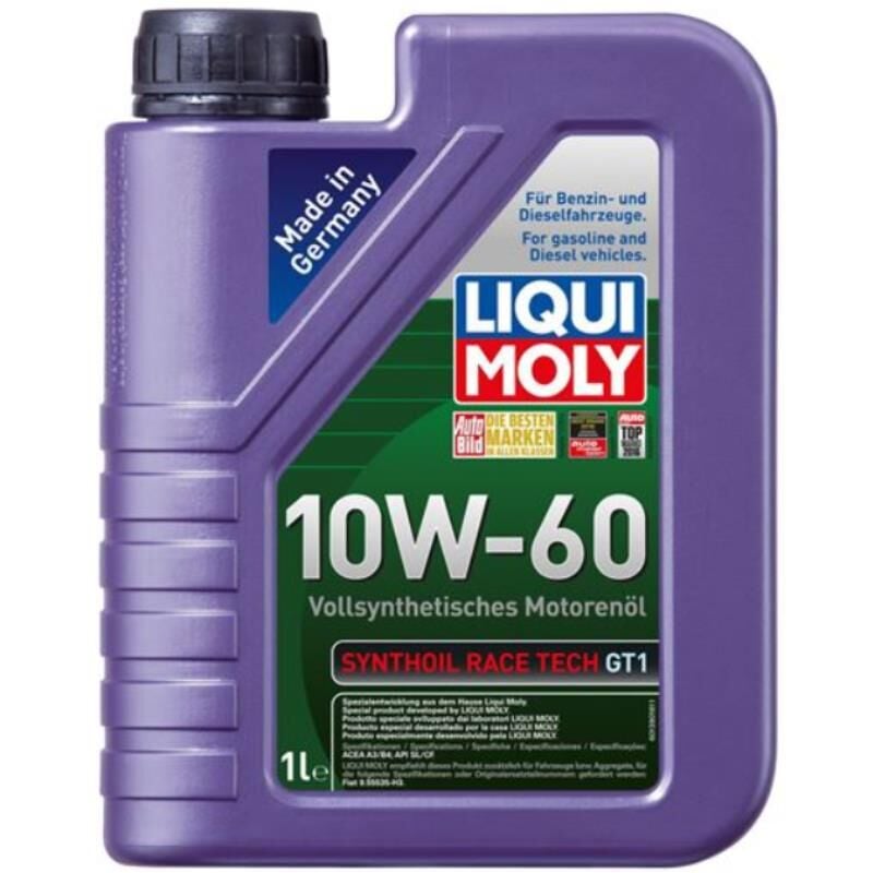 LIQUI MOLY SYNTHOIL RACE TECH GT1 10W60 1L - 8908