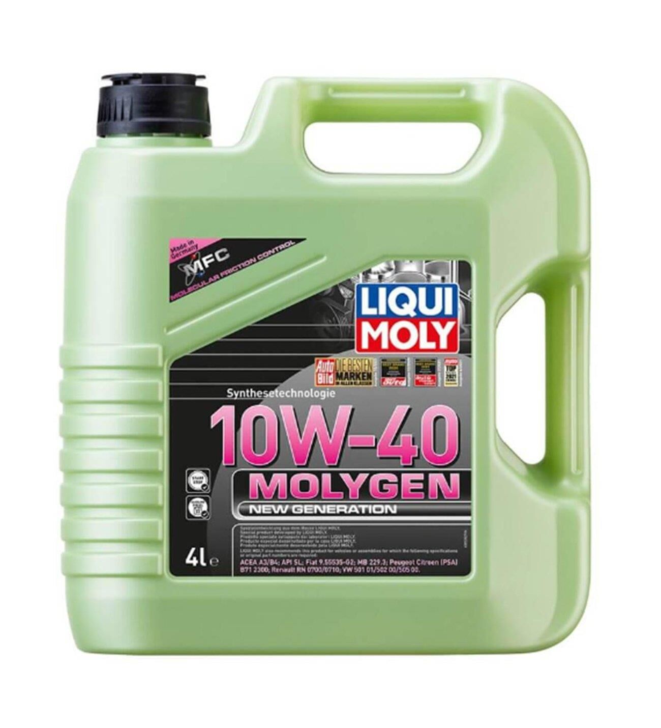 LIQUI MOLY LM 8538 MOLYGEN NEW GENERATION 10W40 4L
