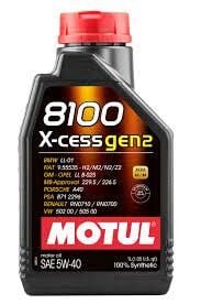 Motul 8100 X-Cess Gen2 5w-40 1L