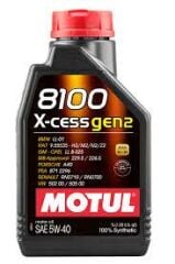 Motul 8100 X-Cess Gen2 5w-40 1L